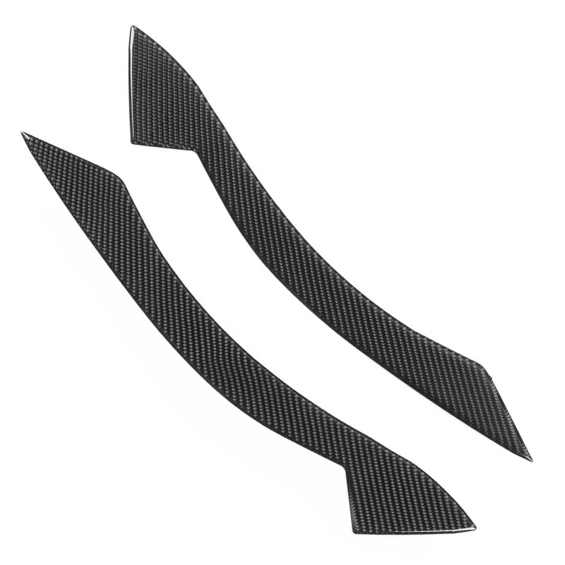 Pair Carbon Fiber Headlight Eyebrow Eyelid Simple Installation Fit for Z4 E89 2009‑2015 - Image 5