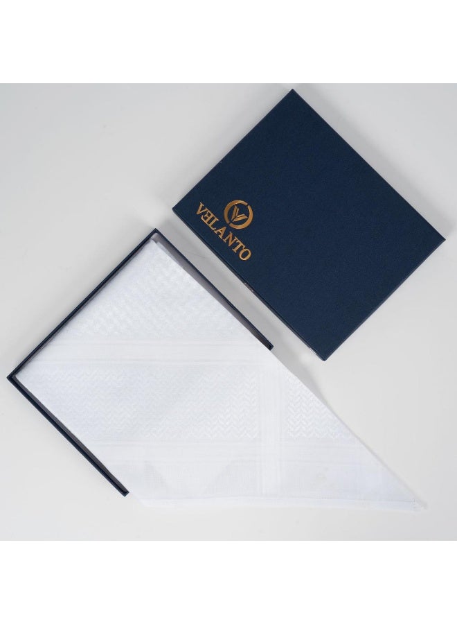 VELANTO Valento white shemagh for men - Image 1