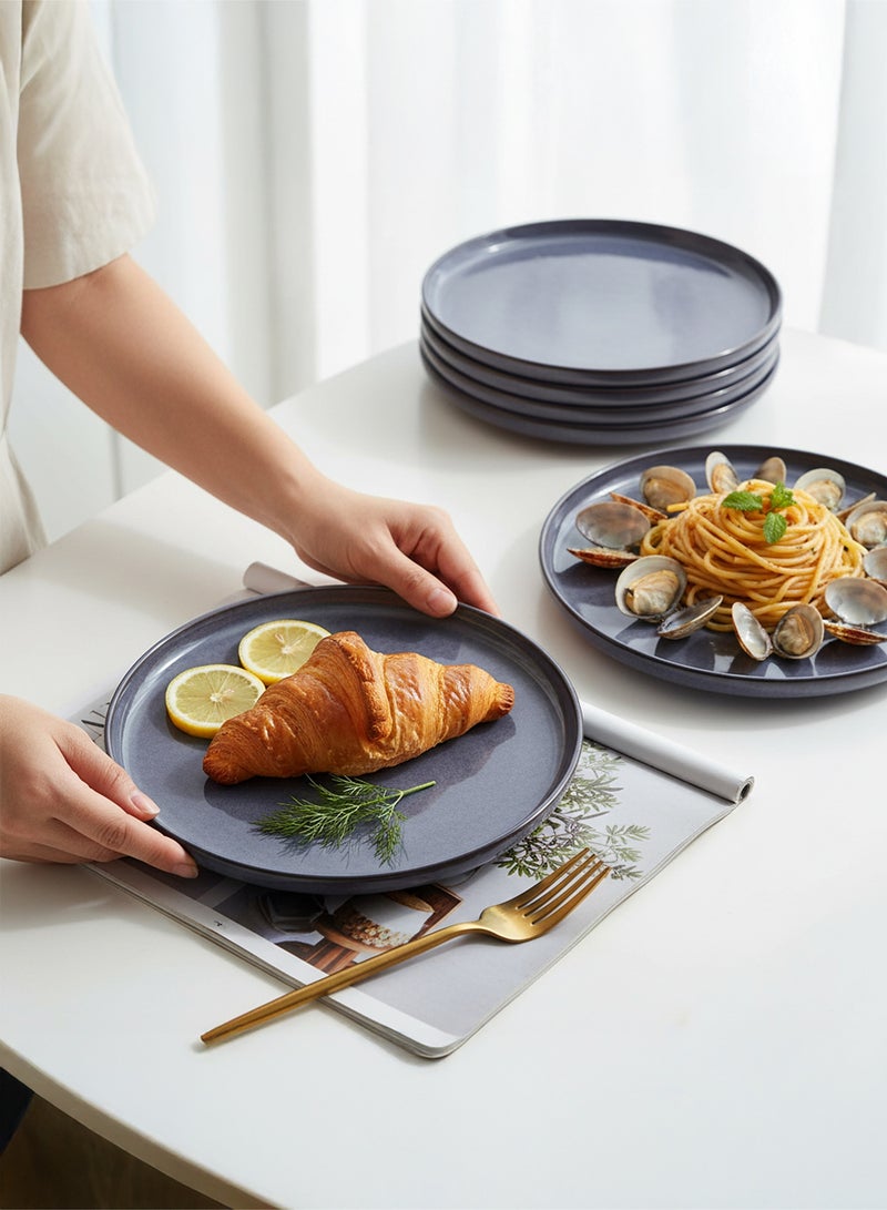 Cuisine Art طبق عشاء كوزين آرت أيما من الخزف - 27 سم (طقم من 4) - Image 2