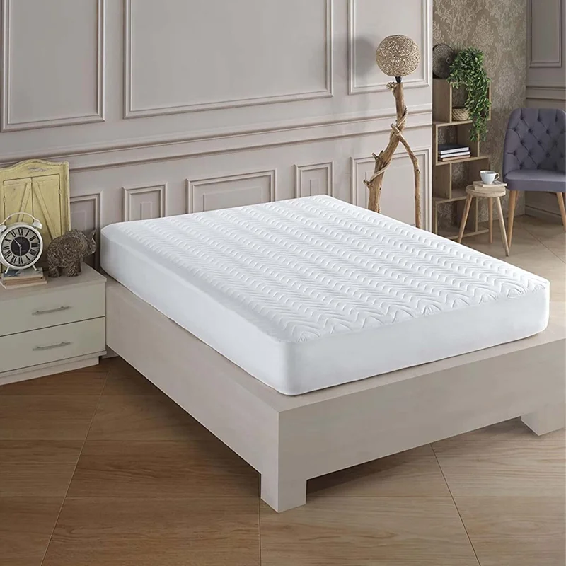 فايند Cotton Quilted Fitted Mattress Protector Liquid Proof Mattress Protector Mattress Protector