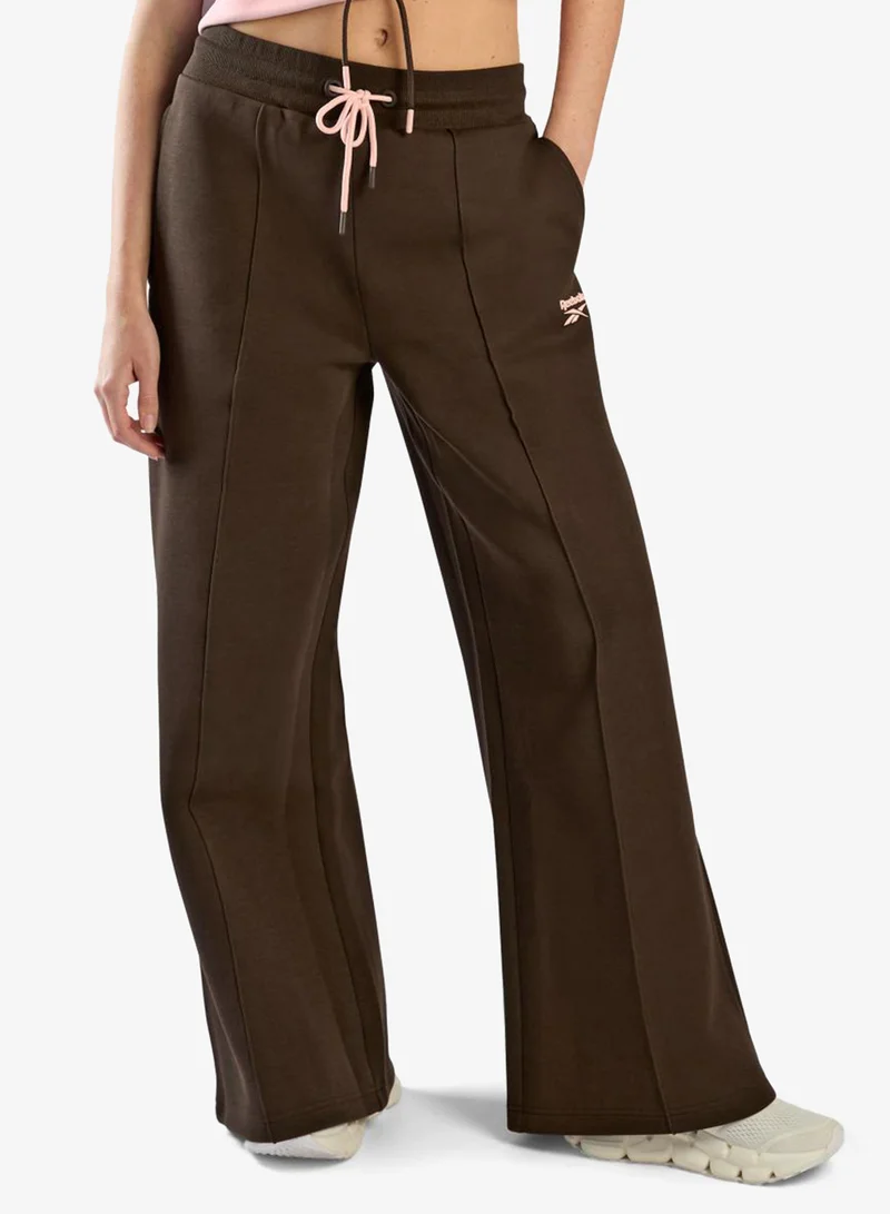 Reebok Tech Pintuck Wide Leg Joggers
