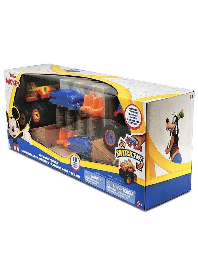 Disney Junior Mickey 18 Pc Off-Road Monster Truck Playset - Image 5