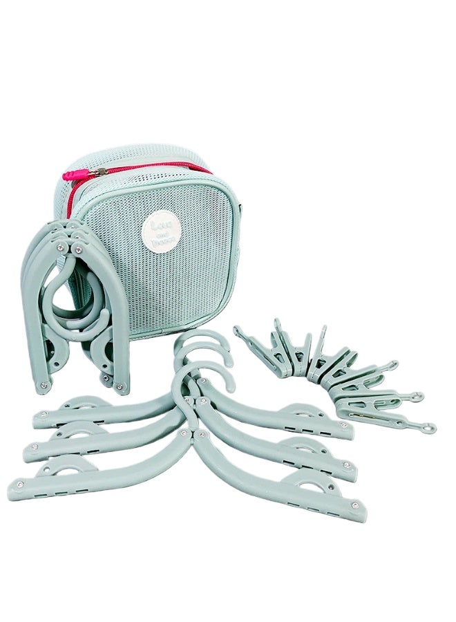 general Travel folding clothes racks with storage bags, portable travel clothes racks for business trips, student dormitories, home use - Image 1