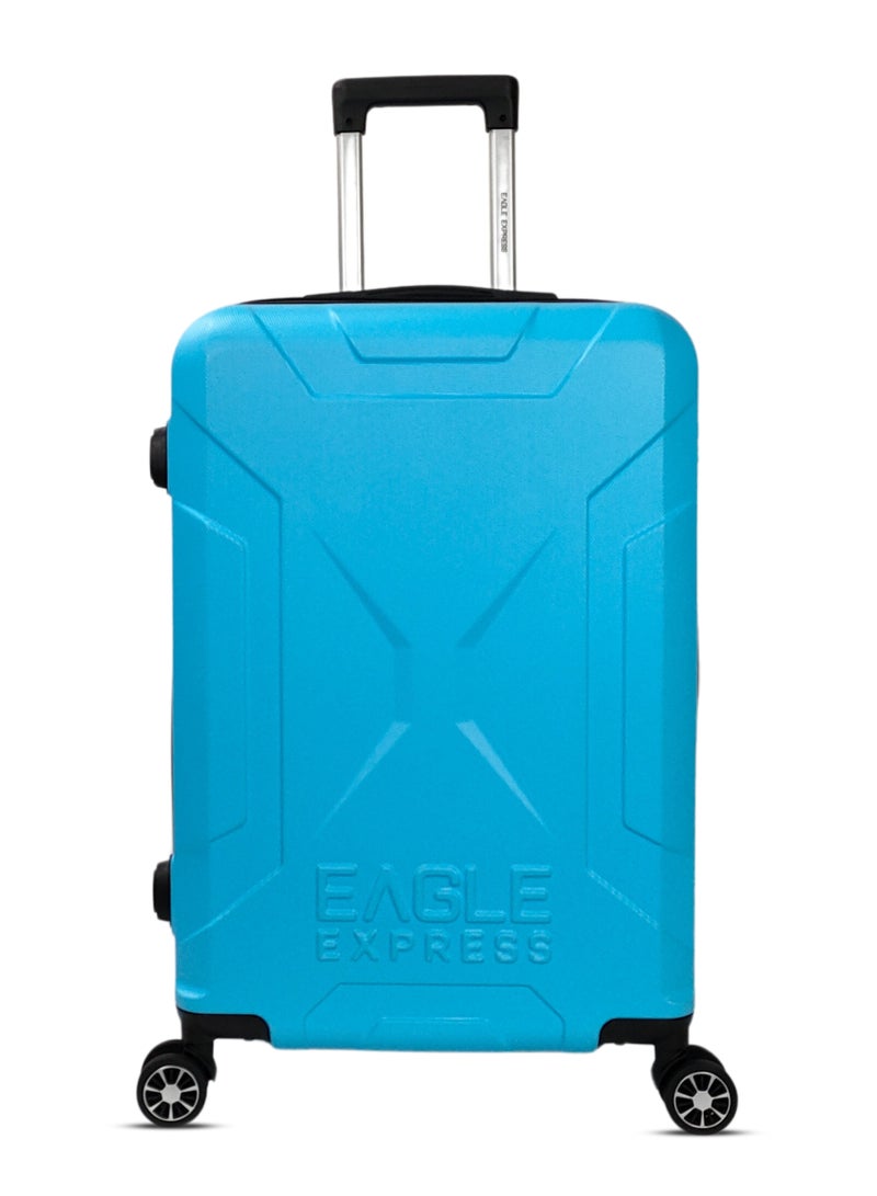 Eagle Express Expedition ABS Hard Trolley Luggage - 28 inch - Light Blue - Free Protective Cover - 1-Year Warranty - Image 1