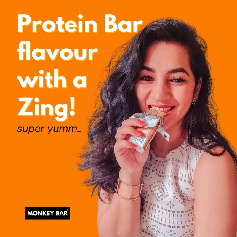Monkey Bar شريط بروتين مونسكي بار - جوز الهند والقرفة - 8 ألواح، 50 جرام لكل منها، 10 جرام بروتين، وجبة خفيفة غنية بالبروتين للوجبات الخفيفة الصحية بدون سكر مضاف، فقط 7 مكونات طبيعية - Image 2