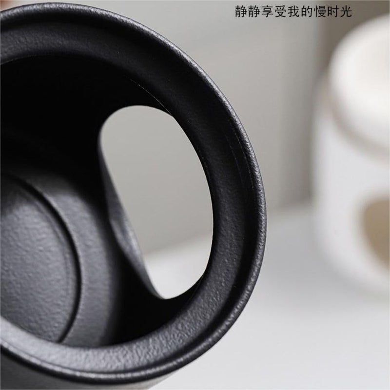 Warmself Hand Made Large Capacity Essential Oil Burner Wax Melt Burners, Aromatherapy Aroma Burner Ceramic Oil Diffuser Candle Tealight Holder Home Bedroom Decor-White - Image 4