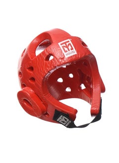 General. Taekwondo Sports Head Guard Made of Long Lasting Non-Toxic Material - Red