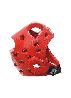 Generic General. Taekwondo Sports Head Guard Made of Long Lasting Non-Toxic Material - Red  - Image 3