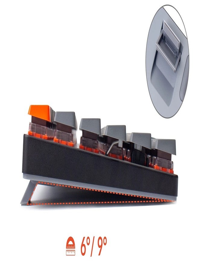 Keychron K3 Ultra-Slim 75% Layout RGB Backlit Wireless Bluetooth/Wired USB Mechanical Keyboard, Hot Swappable Low-Profile Keychron Optical Red Switch 84 Keys Gaming Keyboard for Mac Windows-Version 2 - Image 4