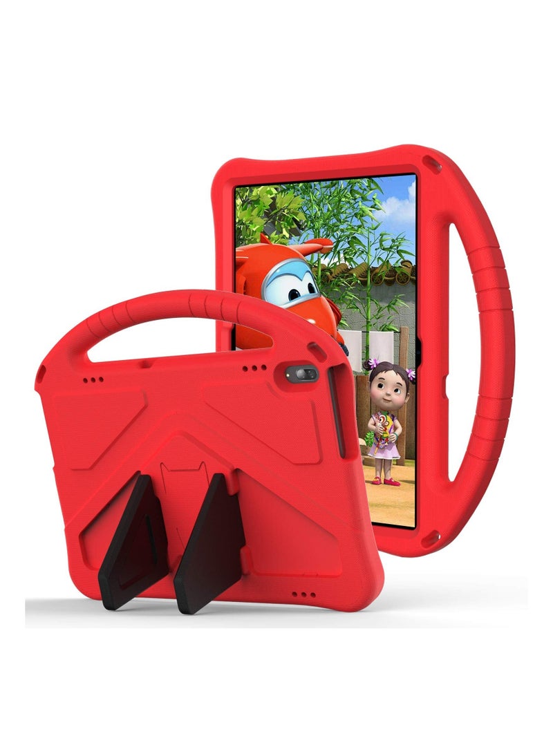 كابتن تيك Tablet Case for Lenovo Tab M10 HD TB X505F X505L for Kids Durable Lightweight EVA Shockproof Protective Handle Stand Cover for Lenovo Tab M10 10.1" All Inclusive Anti Drop Bracket Case Red - Image 1
