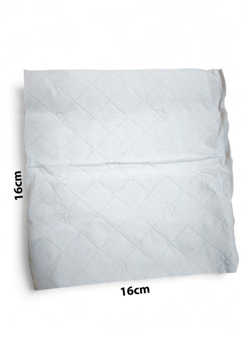 EI 3 عبوات من مناديل معلقة على الحائط مكونة من 4 طبقات تحتوي كل عبوة على 1200 منديل ورقي - Image 3