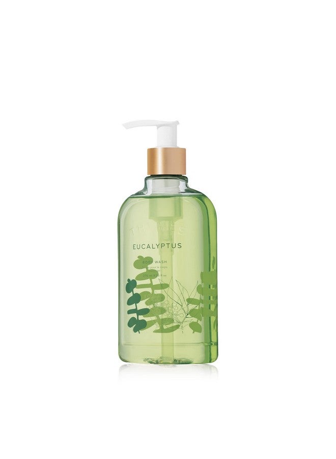 Thymes Body Wash with Pump - Liquid Soap for Bath and Shower - Body Soap - Skin Care - Scented Soap with Notes of Eucalyptus Oil, Petitgrain, Bergamot, Lemongrass, & Fir (Eucalyptus, 9.25 fl oz) - Image 1