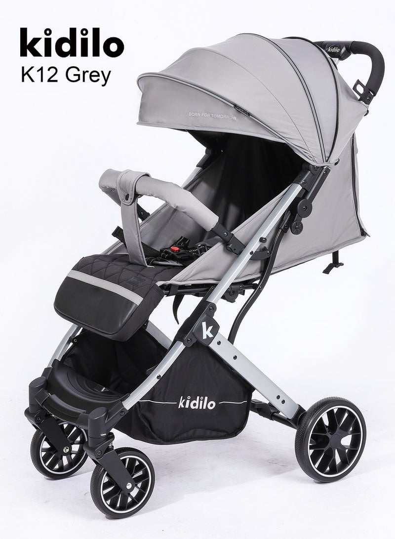 كيديليو ستروللر كيديلو K12 ( Stroller weight 8.6 KG ) لون رصاصي - Image 2