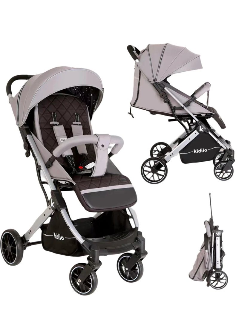 كيديليو ستروللر كيديلو K12 ( Stroller weight 8.6 KG ) لون رصاصي - Image 3