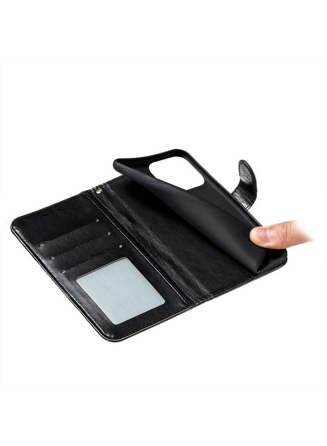 S-TOP Case For Realme 11 Pro Sun Mandala Embossing Pattern Phone Leather Case - Image 5