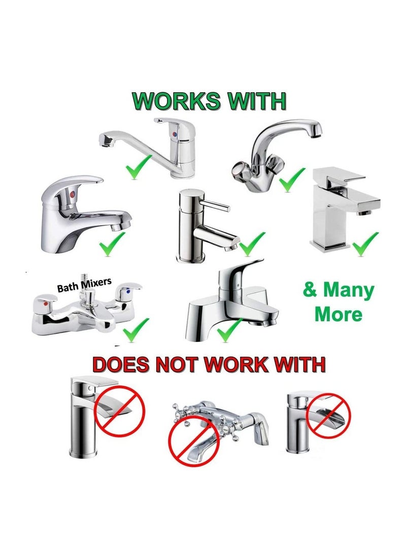 Shower Attachment for Bath Taps Diverter Valve Attachment Add to Filler  28mm 24mm Diverter, Bidet Chrome M22 X M24/M28