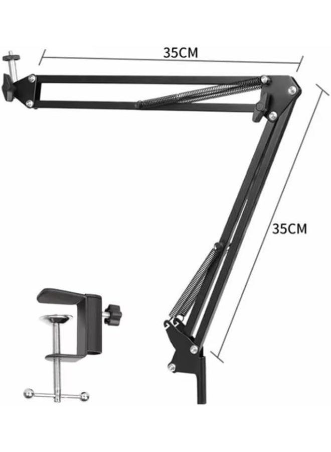 MIC Desk Boom Arm for Phone/Microphone – Heavy-Duty Metal Arm | 270° Rotation | Up to 1.8kg Load | Clamp Mount | Imported Product - Image 2