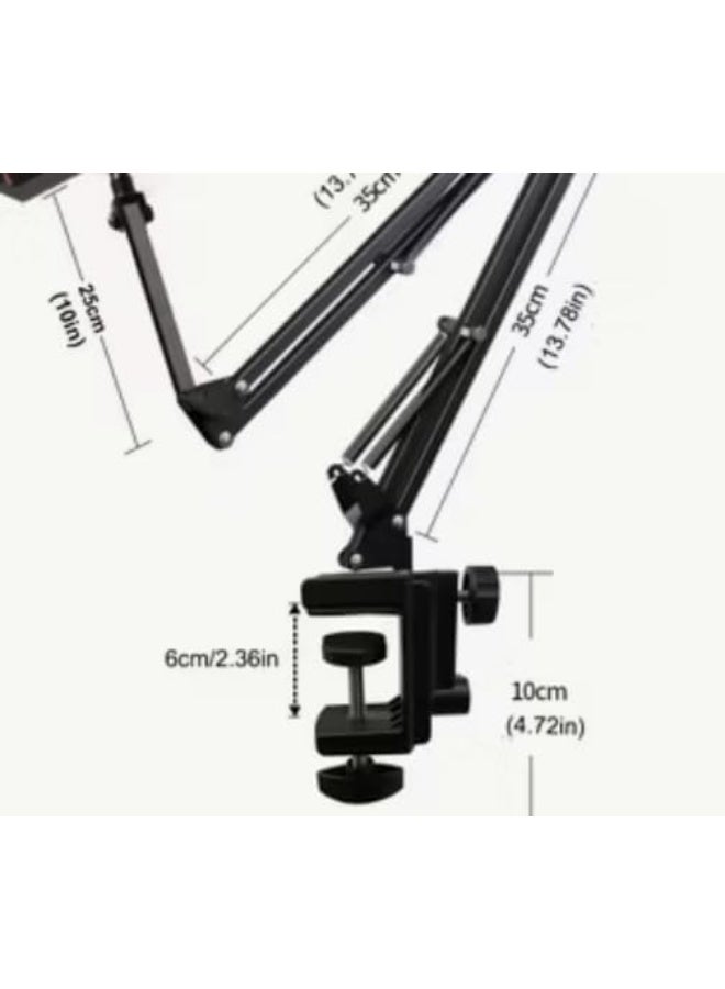 MIC Desk Boom Arm for Phone/Microphone – Heavy-Duty Metal Arm | 270° Rotation | Up to 1.8kg Load | Clamp Mount | Imported Product - Image 3