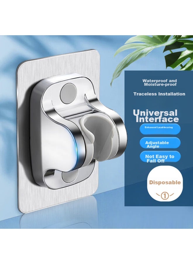 Zigman Cigeman Adjustable Shower Head Holder, No-drill Shower Bracket, Bathroom Shower Organizer, Rain Shower Base - Image 1