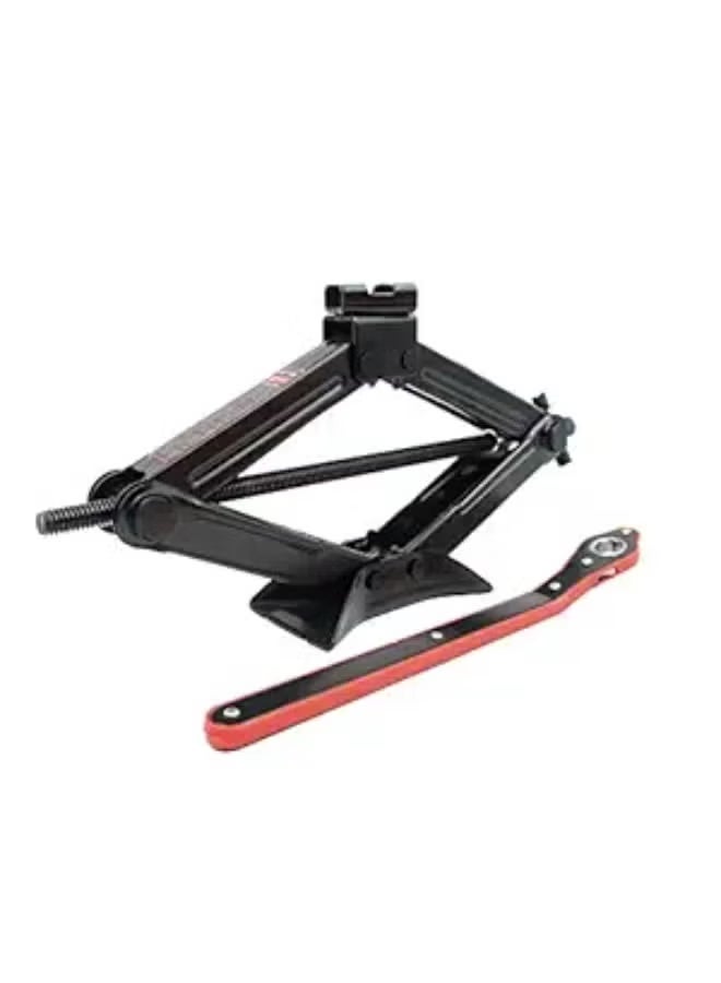 1.5 Ton Scissor Car Jack with Hand Crank, Portable Mechanical Lift Jack for Cars, SUVs and MPVs, Heavy-Duty Emergency Tire Change Tool - Image 1