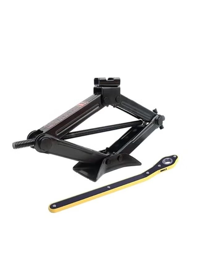 1.5 Ton Scissor Car Jack with Hand Crank, Portable Mechanical Lift Jack for Cars, SUVs and MPVs, Heavy-Duty Emergency Tire Change Tool - Image 3