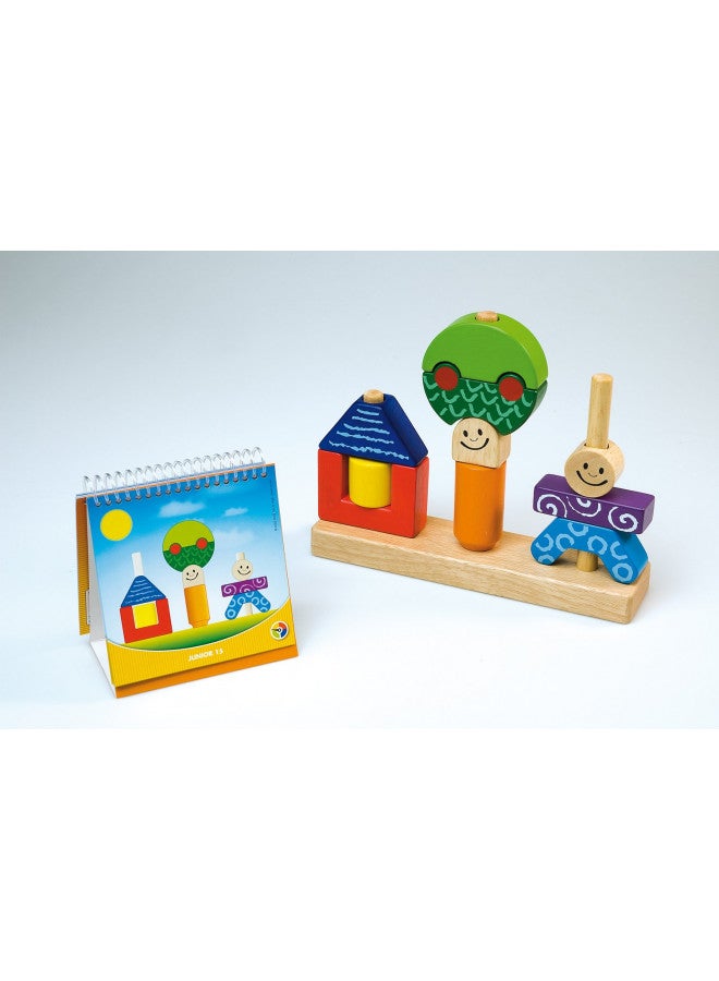 SmartGames Day & Night Wooden Cognitive Skill-Building Puzzle Game Featuring 48 Playful Challenges for Ages 2+ - Image 4