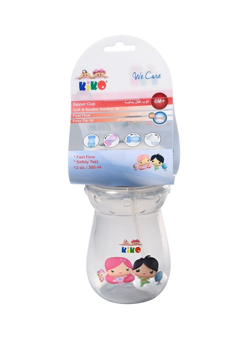 Kiko Cup With Straw Lid (6M+)-Gray - Image 3