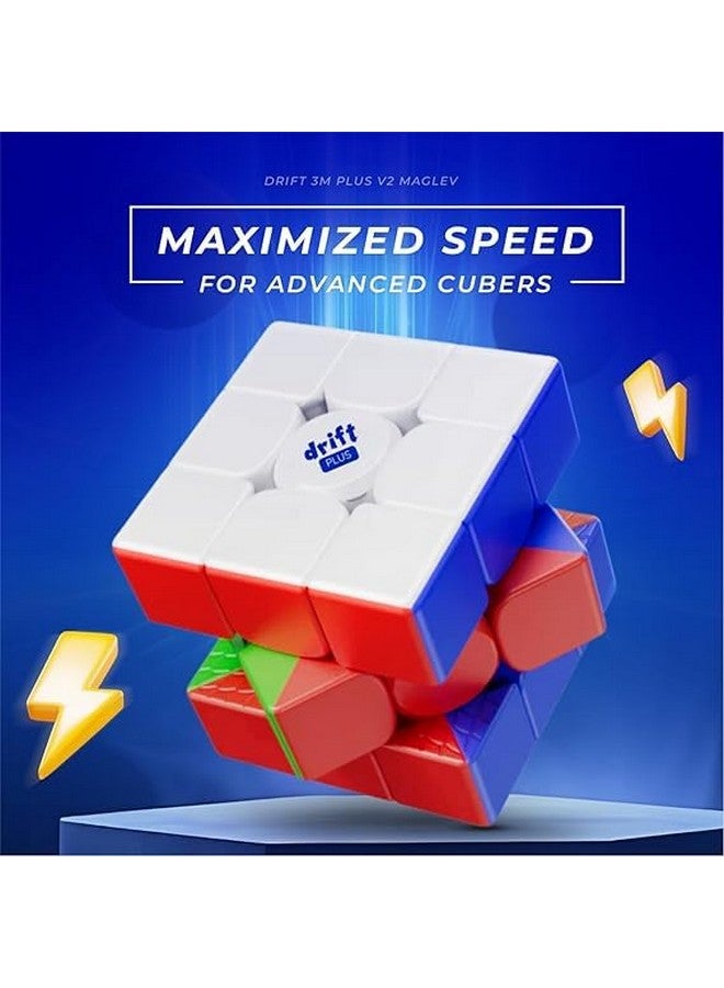 Cubelelo Drift 3M Plus v2 3x3 (MagLev) Magnetic Speedcube (New 2024 Version) | Cube for Kids Boys Girls Children Ages 4 5 6 7 8 & Above | Premium 3x3x3 for Speedcubing with Excellent Performance - Image 4