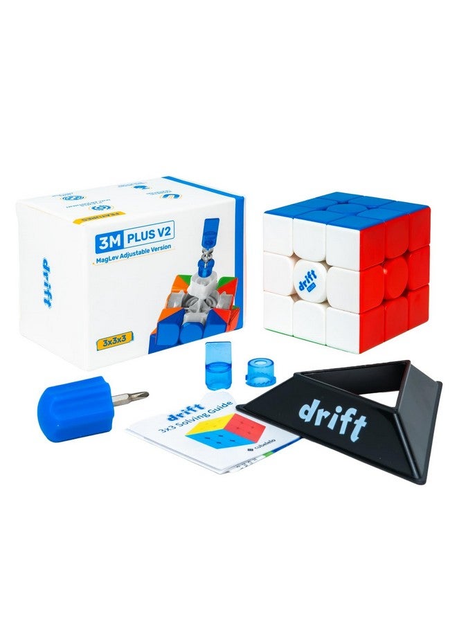 Cubelelo Drift 3M Plus v2 3x3 (MagLev) Magnetic Speedcube (New 2024 Version) | Cube for Kids Boys Girls Children Ages 4 5 6 7 8 & Above | Premium 3x3x3 for Speedcubing with Excellent Performance - Image 2