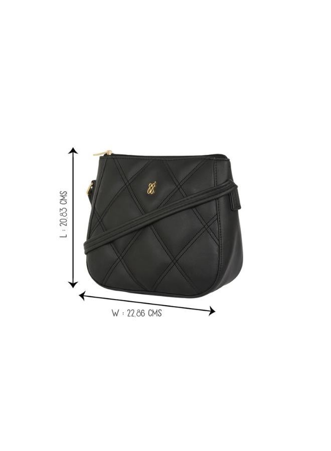 Baggit Women Black Sling Bag Small Size | Ladies Stylish Casual Cross Body Purse Handbag - Image 3