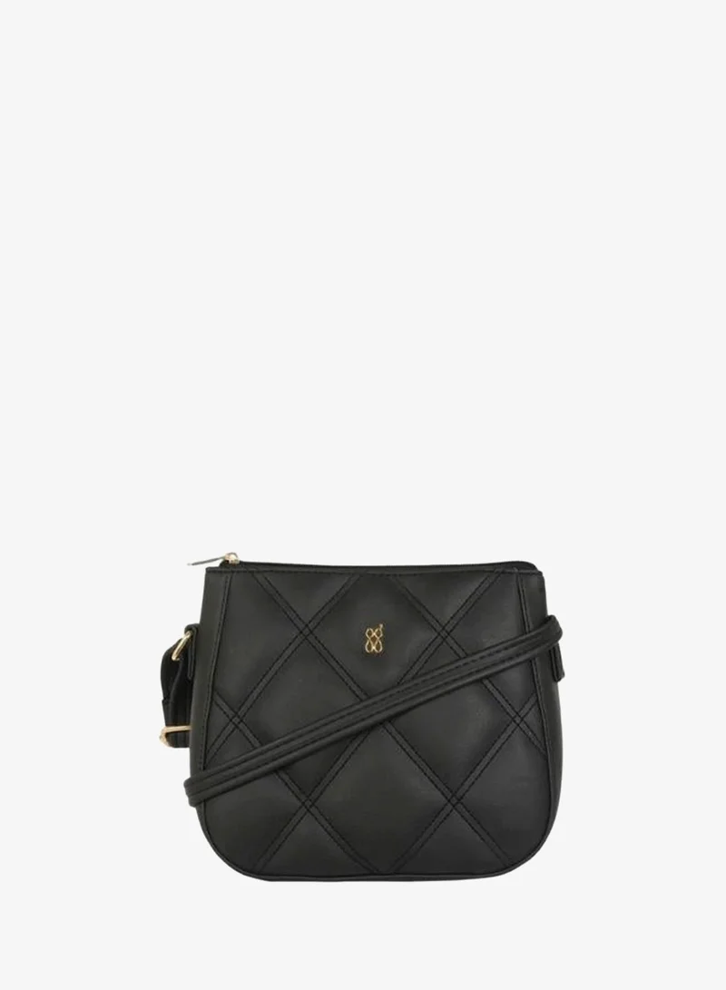 باجيت Baggit Women Black Sling Bag Small Size | Ladies Stylish Casual Cross Body Purse Handbag