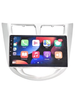 X-All Hyundai Accent 2008-2018 screen, 4 RAM, 32 GB memory, supports CarPlay, T5 processor, with decoration  - Image 1