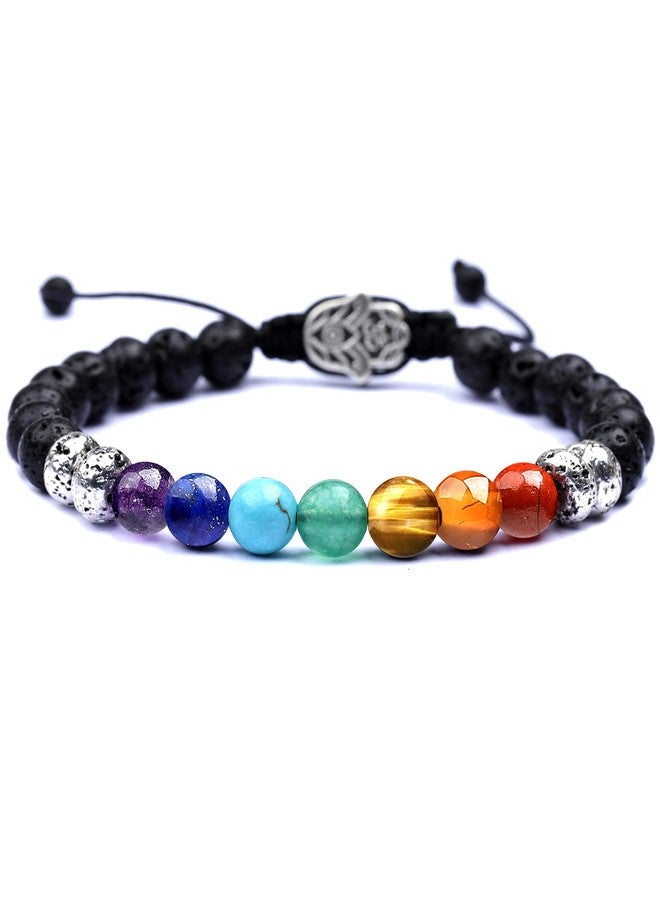 MIDDLUX Anxiety Relief Items, Chakra Bracelets, Crystals and Healing Stones, 7 Chakras Healing Crystals handmade bracelets, Yoga, Meditation, Stress Relief Gifts - Image 1