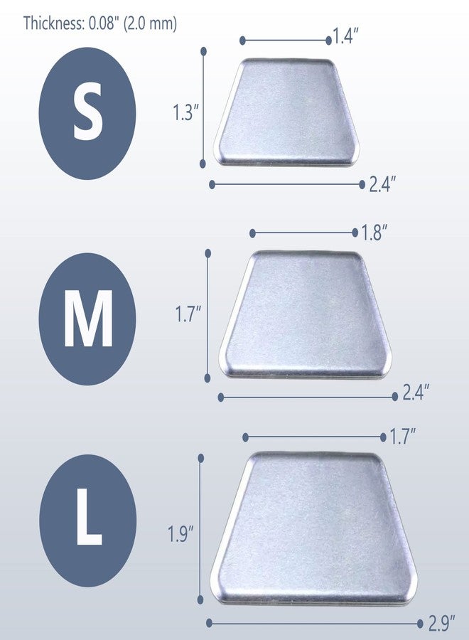 MUROCEA Aluminum Nasal Splints, External Nose Support Protector for Rhinoplasty Septoplasty, Nose Brace Fracture, ENT, Orthopedic Immobilization, Sliver (L) - Image 2