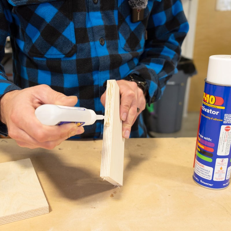 FastCap 2P-10 Super Glue Adhesive 2.25 oz Thick + 12 oz Activator Combo Pack - Image 3