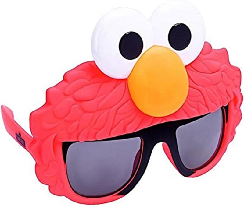 Sun-Staches Official Sesame Street Sunglasses | Ernie, Bert, Elmo, Cookie | Costume Accessory Mask | One Size Fits Most - Image 1