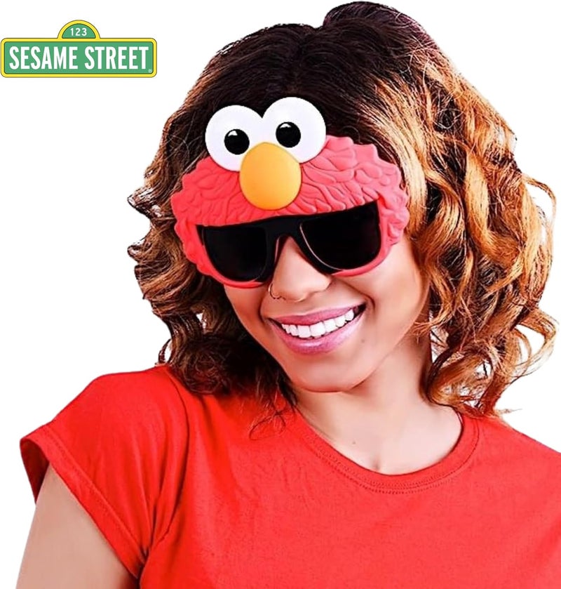 Sun-Staches Official Sesame Street Sunglasses | Ernie, Bert, Elmo, Cookie | Costume Accessory Mask | One Size Fits Most - Image 3
