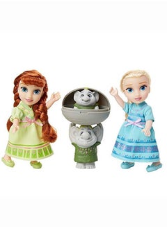 Frozen Petite Anna & Elsa Dolls With Surprise Trolls Gift Set Each Doll Is Approximately 6 Inches Tall Includes 2 Troll Friendsperfect For Any Frozen Fan!