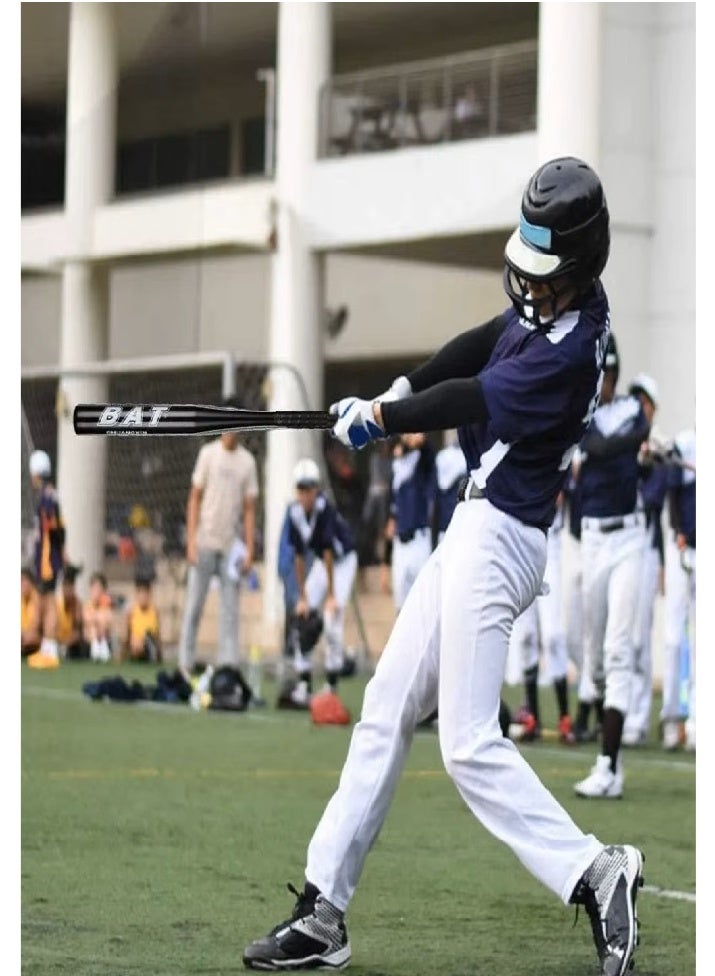 بات مضرب بيسبول حديد صلب (Steel) مقاس 34 بوصة (87 سم) - خامة معدن ثقيلة للتدريب الشاق بمقبض مطاطي مانع للانزلاق - Image 3