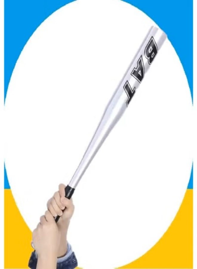 بات مضرب بيسبول حديد صلب (Steel) مقاس 34 بوصة (87 سم) - خامة معدن ثقيلة للتدريب الشاق بمقبض مطاطي مانع للانزلاق - Image 1