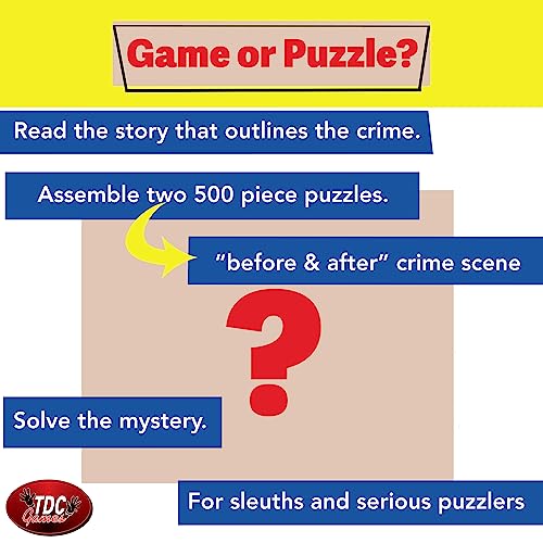 TDC Games Alphabet Mystery Jigsaw Puzzle for Adults, 500 Piece Puzzle Game - F is for Feline - Image 3