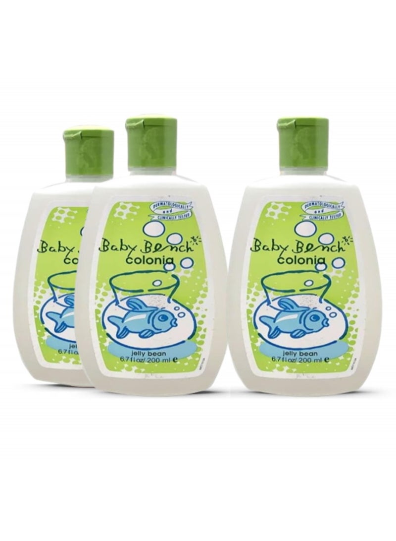 Baby Bench كولونيا بيبي بينش جيلي بينز 200 مل (عبوة من 3 قطع) - Image 1