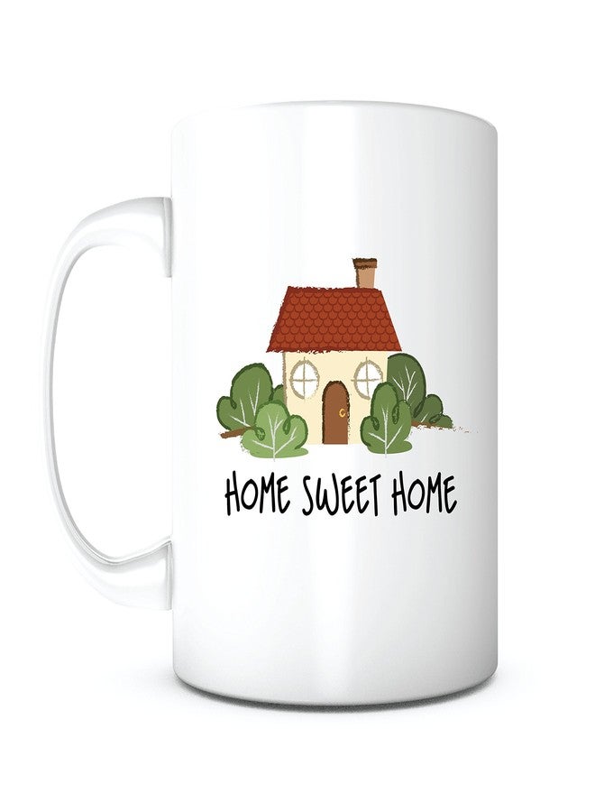 PRINT SUPREMACY Home Sweet Home-11 Ounce Ceramic Mug, Home Owner Mug, Housewarming Coffee Mug, New Home Gift, Newlyweds Gift, New House Gift, New House Mug, Real Estate Gift, Gift for Mom, New Neighbor Gift - Image 1