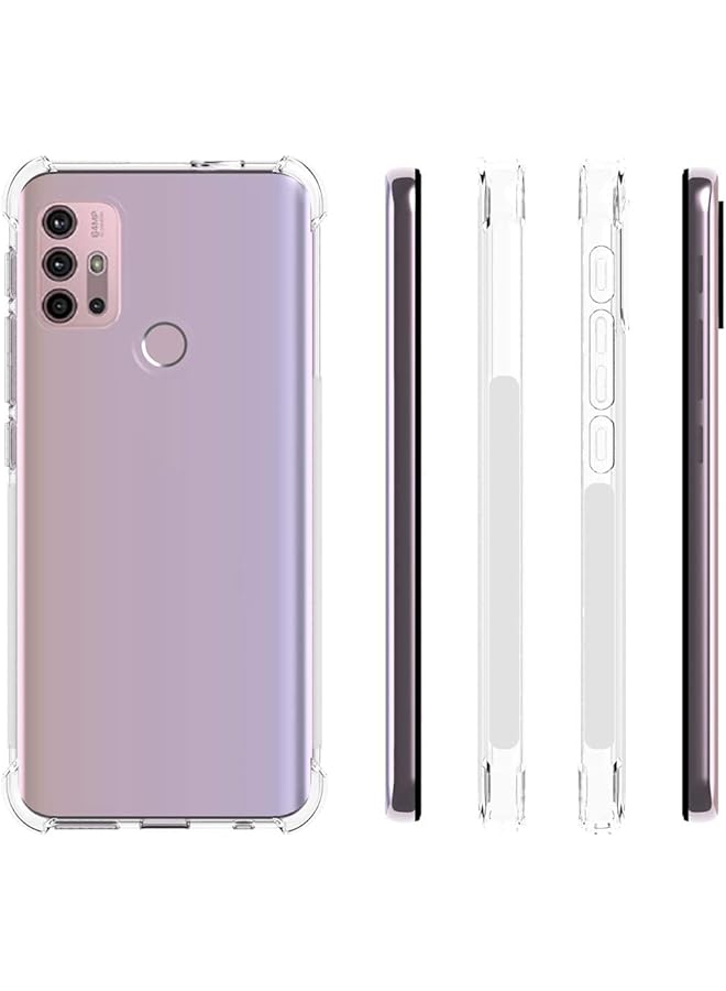 erorex 1+2 Case For Motorola Moto G30 Moto G10 Moto G20 With Tempered Glass 2 Pcs Tpu Soft Edge Bumper With Reinforced Corners Cover For Motorola Moto G30 Moto G10 Moto G20 Motorola Moto G30 Clear - Image 2