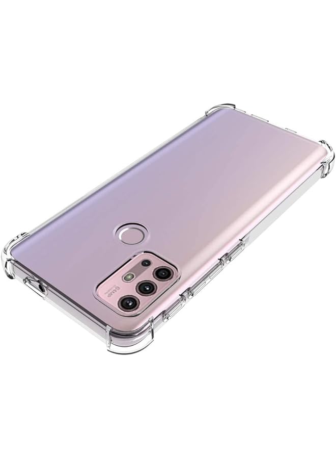 erorex 1+2 Case For Motorola Moto G30 Moto G10 Moto G20 With Tempered Glass 2 Pcs Tpu Soft Edge Bumper With Reinforced Corners Cover For Motorola Moto G30 Moto G10 Moto G20 Motorola Moto G30 Clear - Image 5