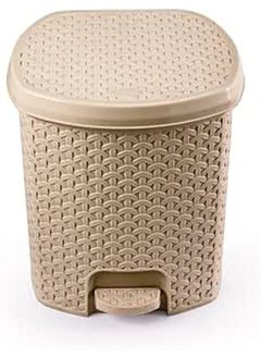 El Watania Ratan Trash Bin Size 3 With Pedal  - Image 1