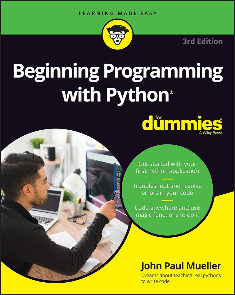 Beginning Programming with Python For Dummies Paperback by John Paul Mueller - January 5, 2023