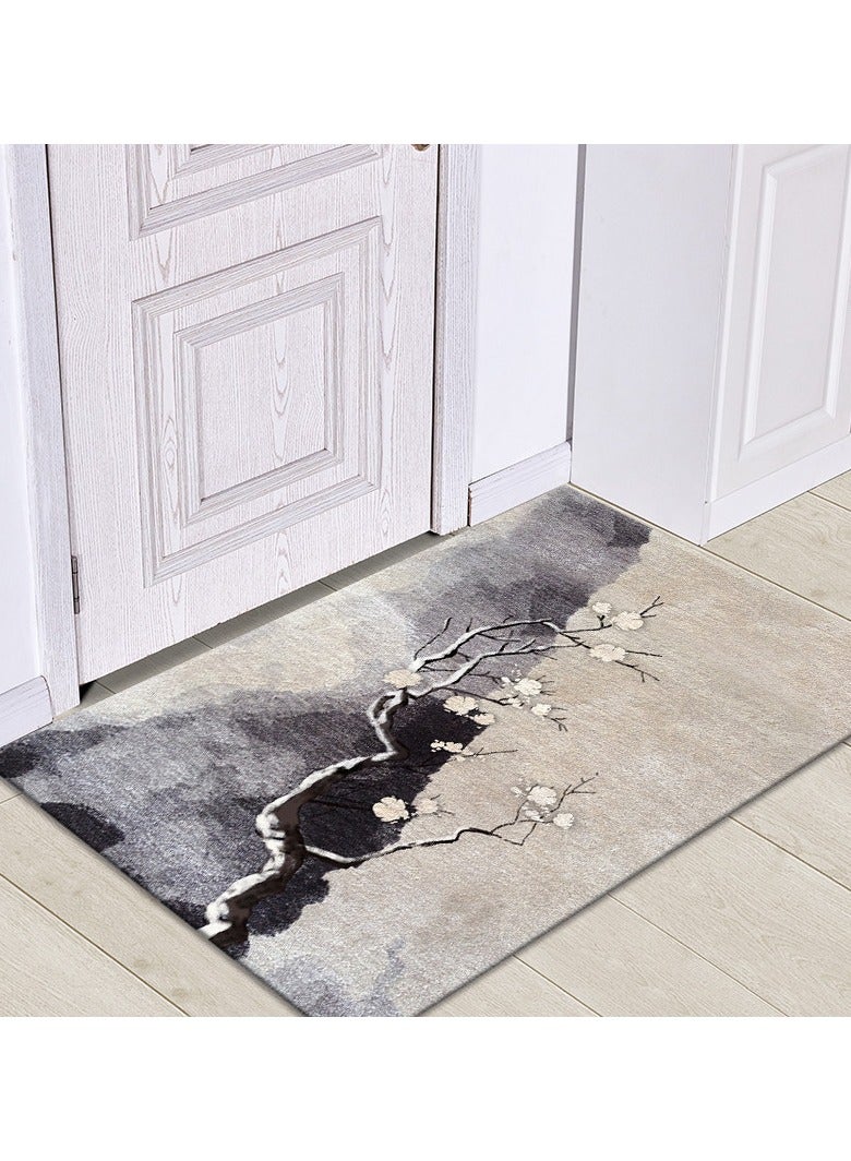 Nariele Colorblock Anti-Slip Living Room Floor Mat