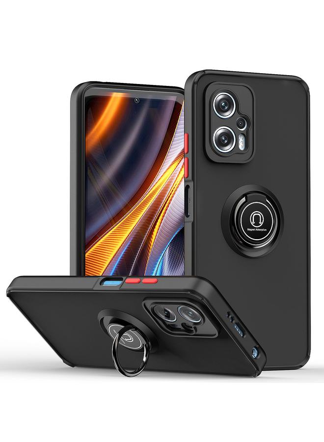 The Bros Case For Xiaomi Poco X4 GT Q Shadow 1 Series TPU + PC Phone Case with Ring Holder