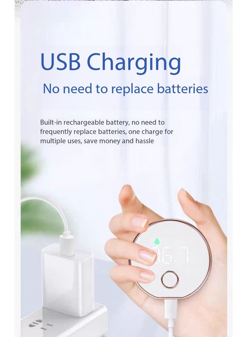 SKT Shiketro Infrared Forehead Thermometer, Electronic Thermometer, Non-contact Forehead Thermometer, Medical Thermometer, Ear Thermometer, USB Rechargeable E122 Infrared Thermometer (1-second Temperature Measurement) - Image 5